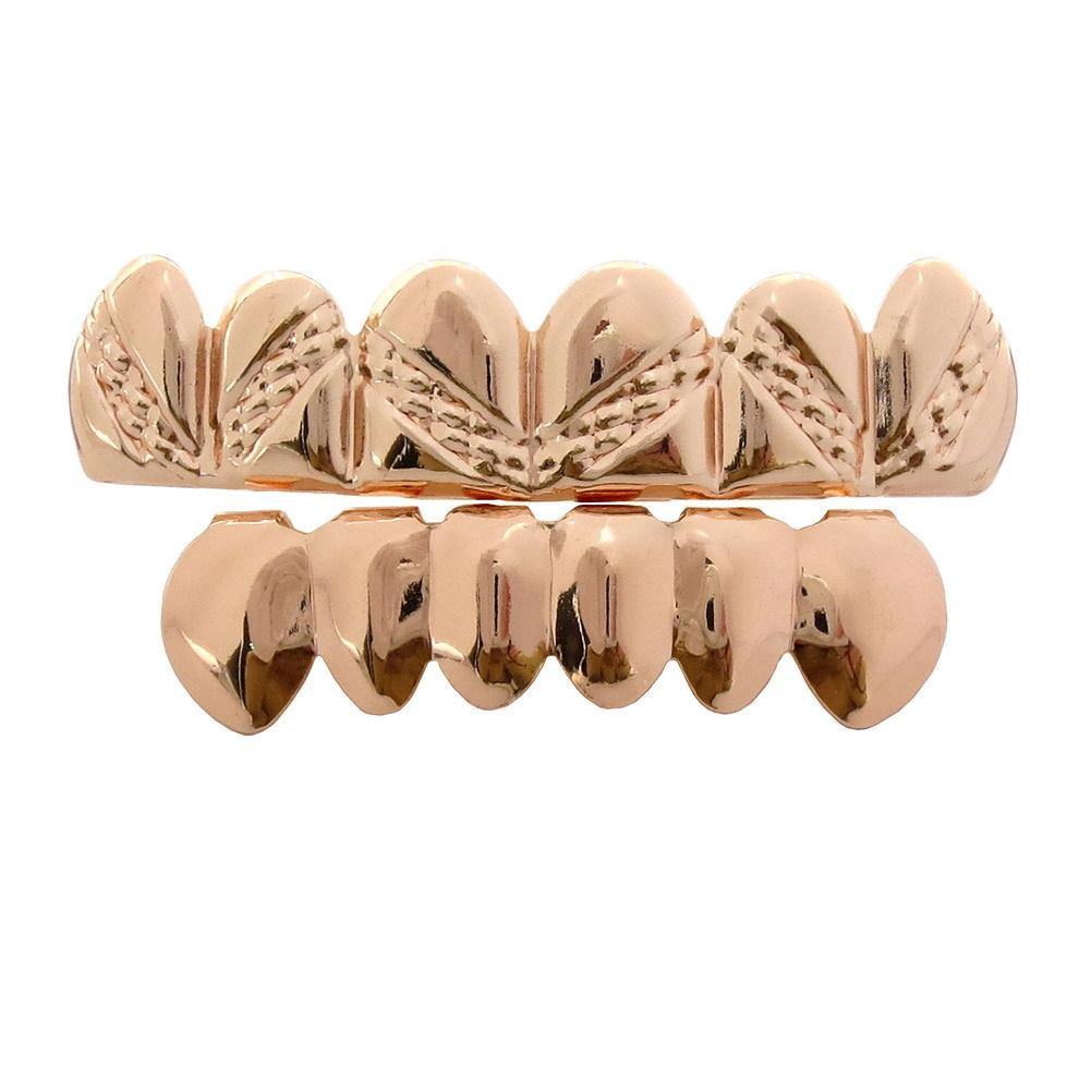 Men's Hot Sale Hip Hop Teeth Grillz - Real Smooth Twill Style - D659