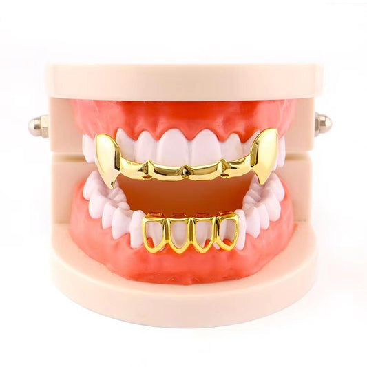 Unisex Grillz Hollow Fangs Grillz Hip-hop Vampire Teeth: Halloween Accessories S274