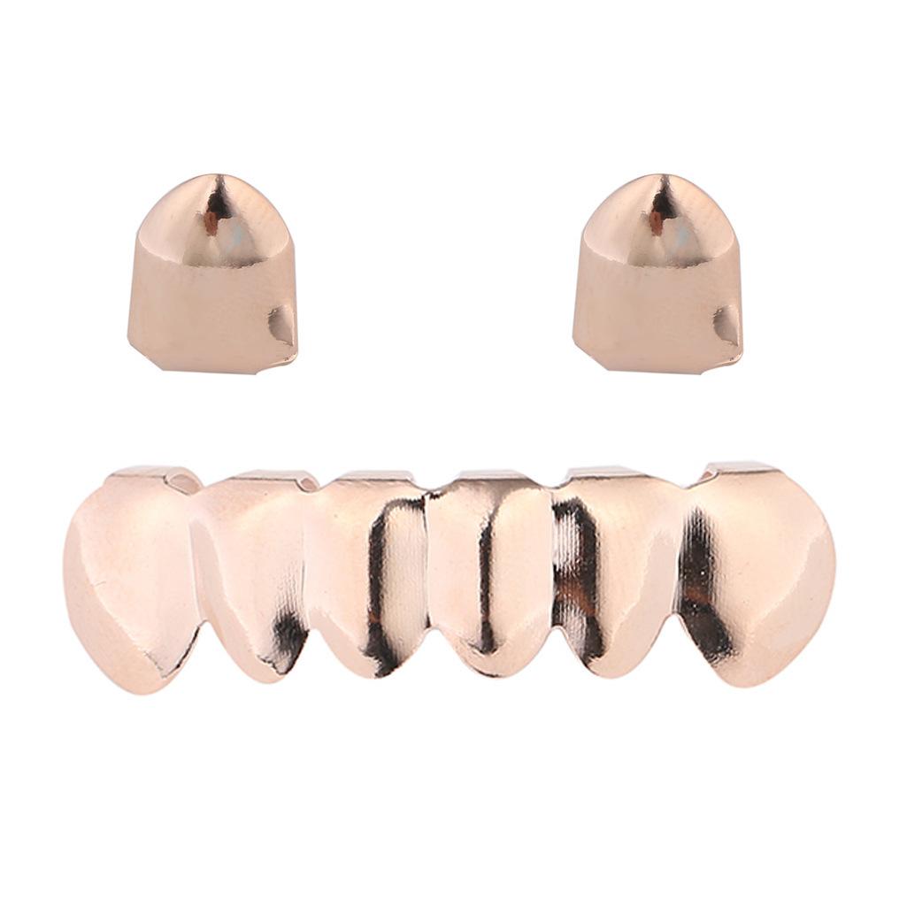 Unisex Hot Sale Hip Hop Braces Single+Lower Teeth Comfortable Braces Accessories Grills Grillz Set -D648