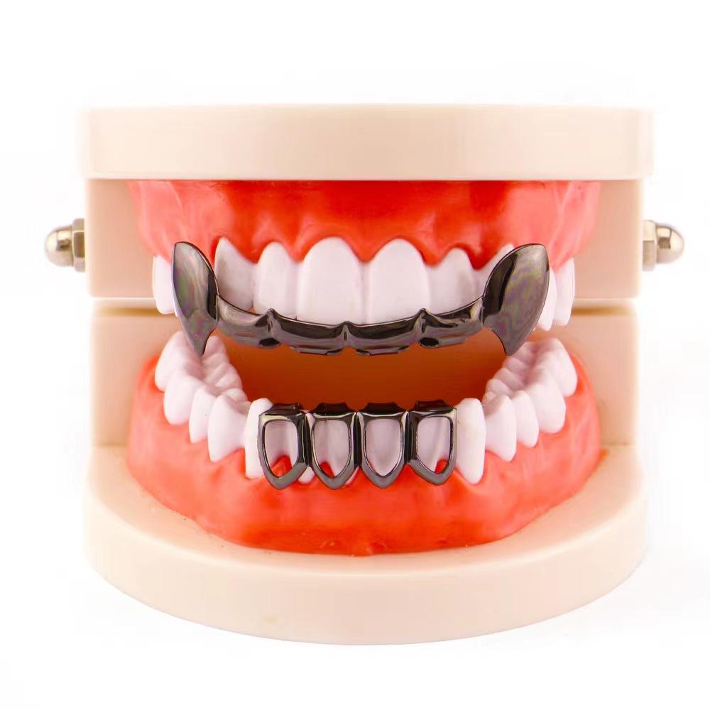 Unisex Grillz Hollow Fangs Grillz Hip-hop Vampire Teeth: Halloween Accessories S274