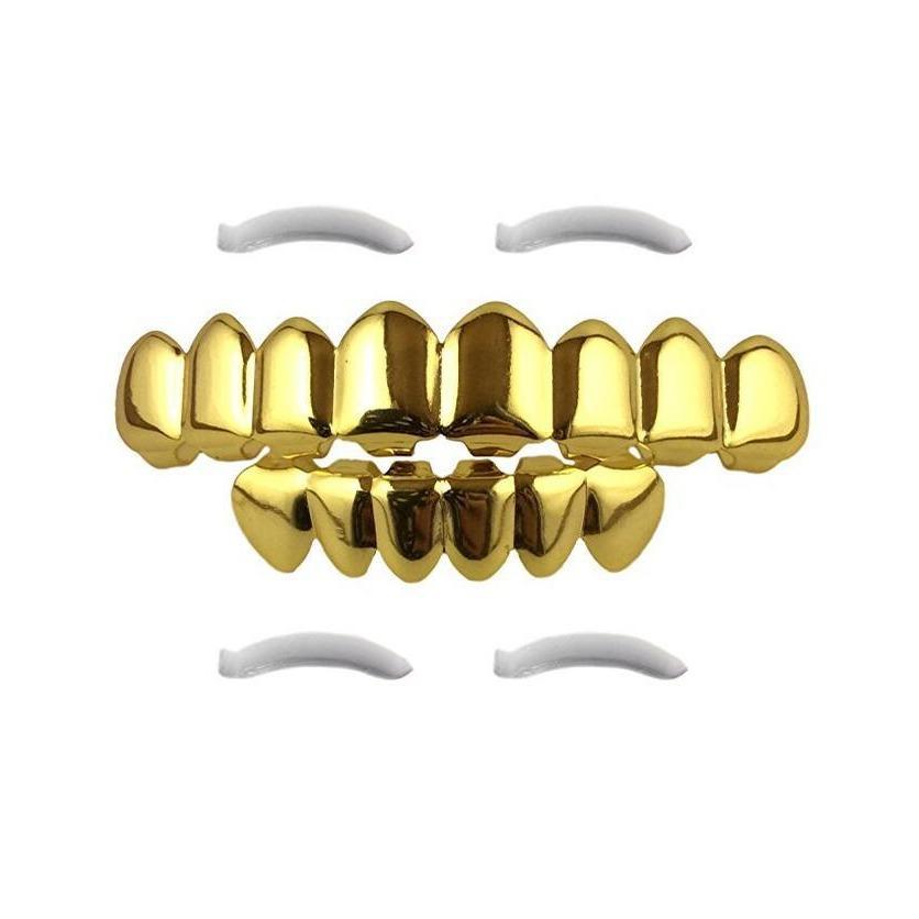 Unisex Hot Sale Hip Hop  - 8 Teeth Grills for Halloween Props -D648