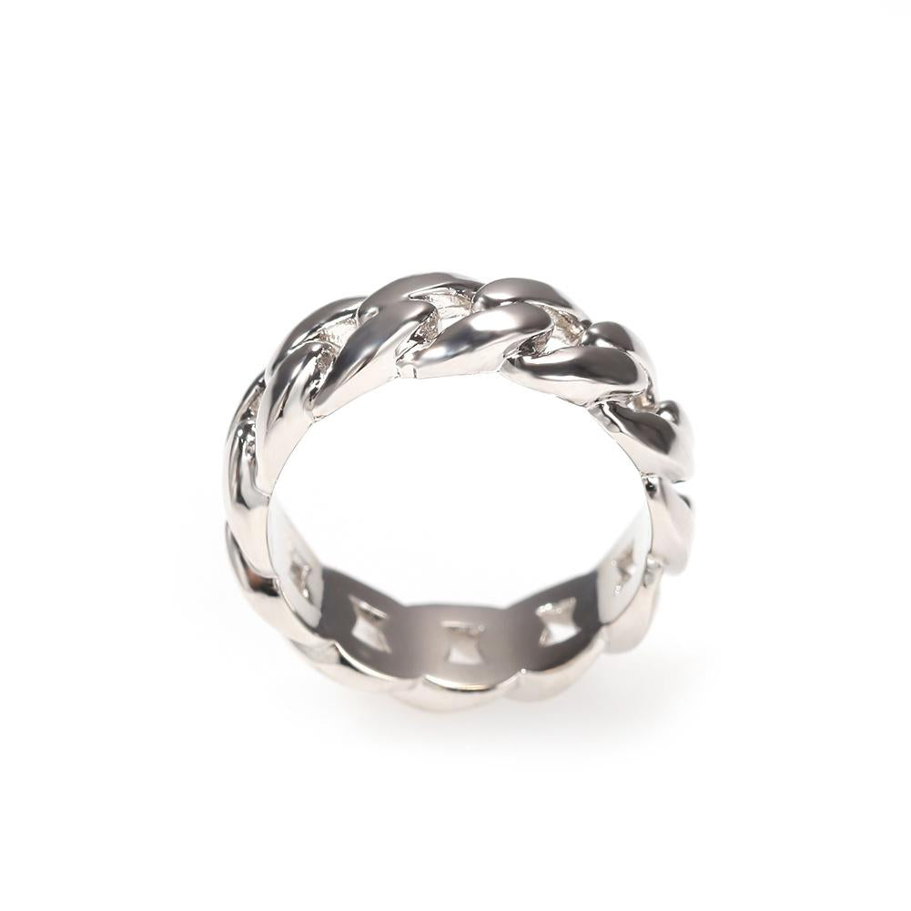 Unisex Urban Link Cuban Chain Ring US Size 7-10 - D325