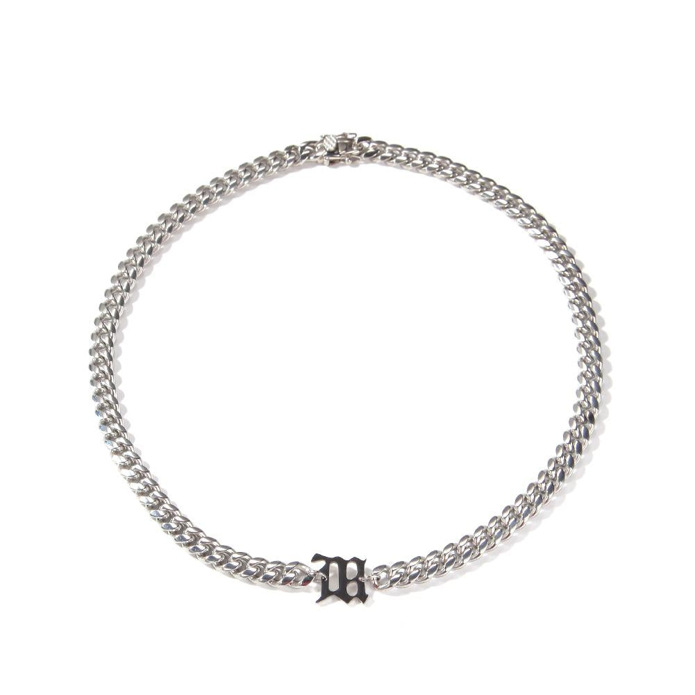 8mm Unisex Urban Groove Stainless Steel Cuban Chain 18 Inches Chain Length -  D314