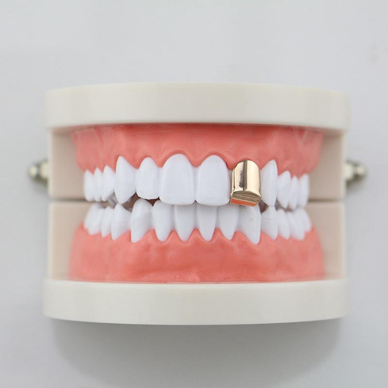 Unisex Single Smooth Tooth Grill - Hip Hop Personalized Copper W780