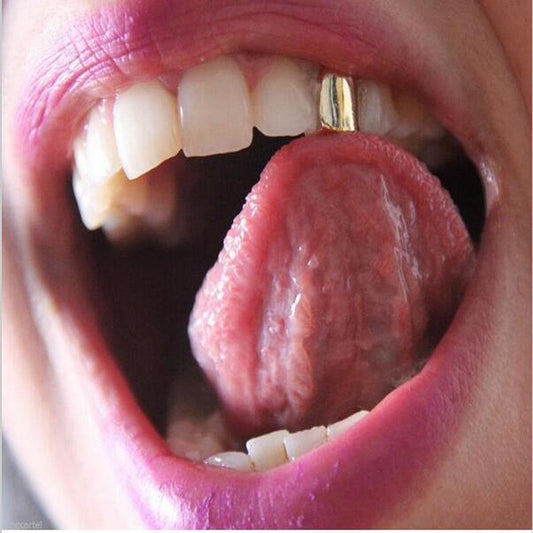 Unisex  Gleam HIPHOP Single Teeth Grill -  W787