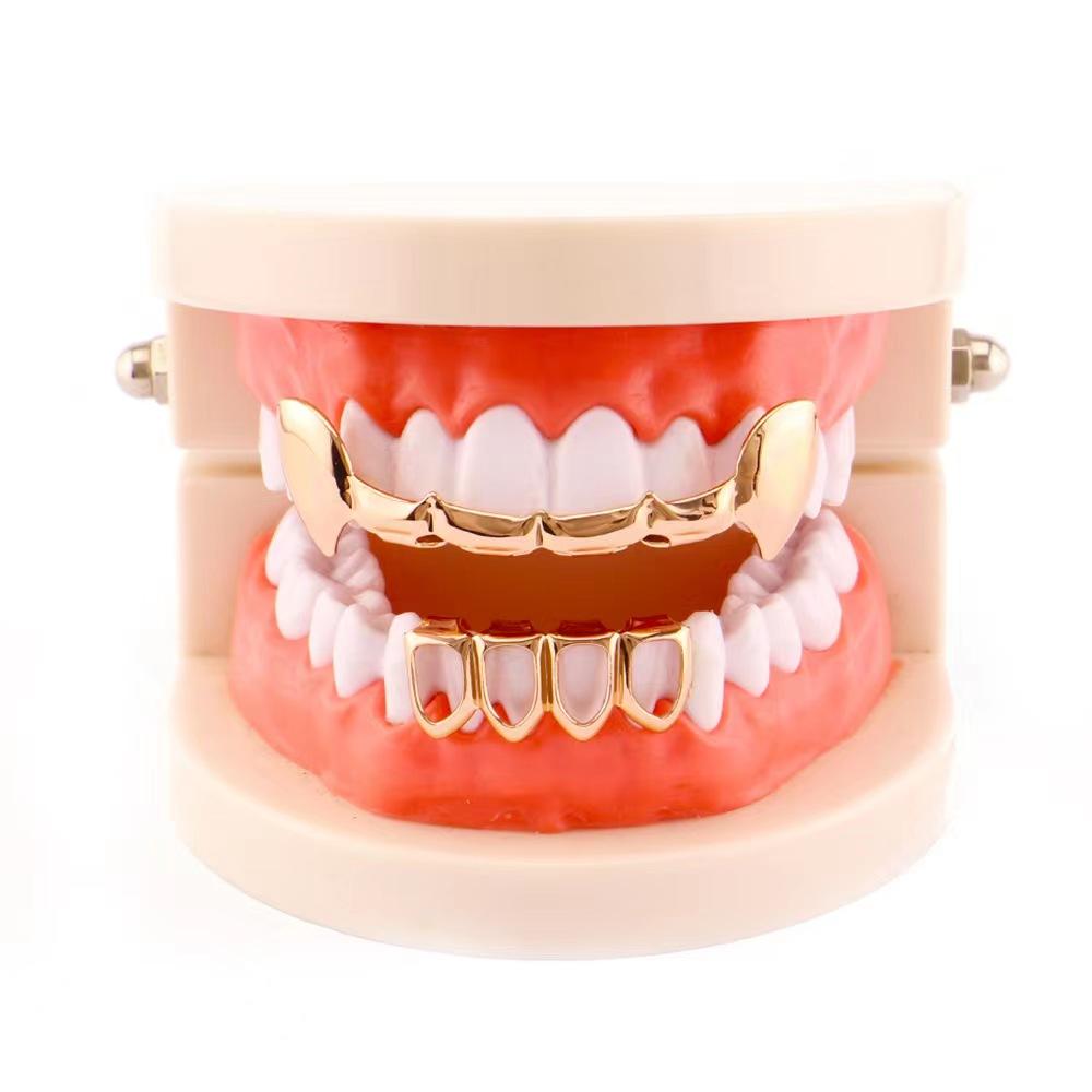 Unisex Grillz Hollow Fangs Grillz Hip-hop Vampire Teeth: Halloween Accessories S274
