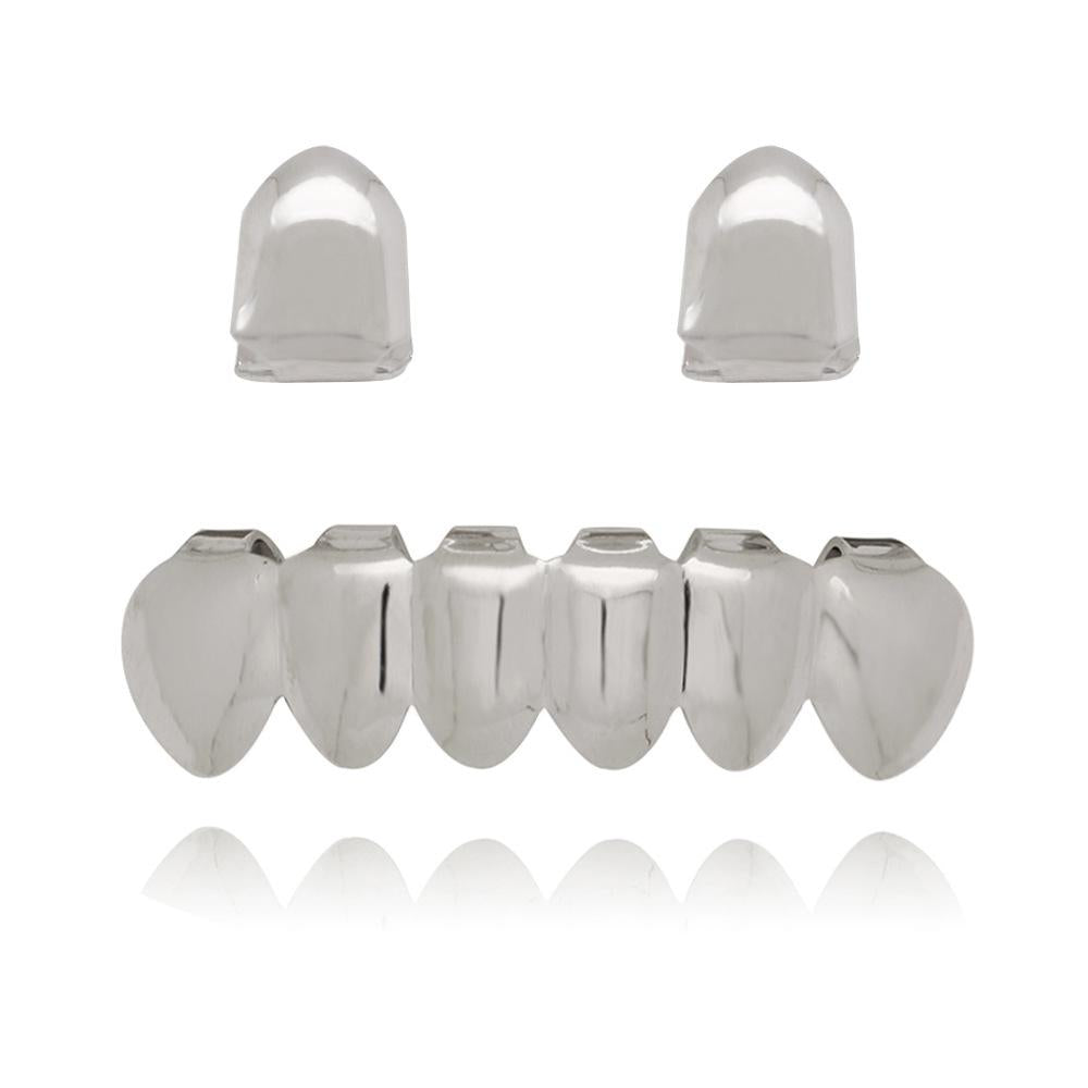 Hip Hop Smooth Teeth  Vampire Fangs Grillz Halloween Accessories for Men and Women  W778