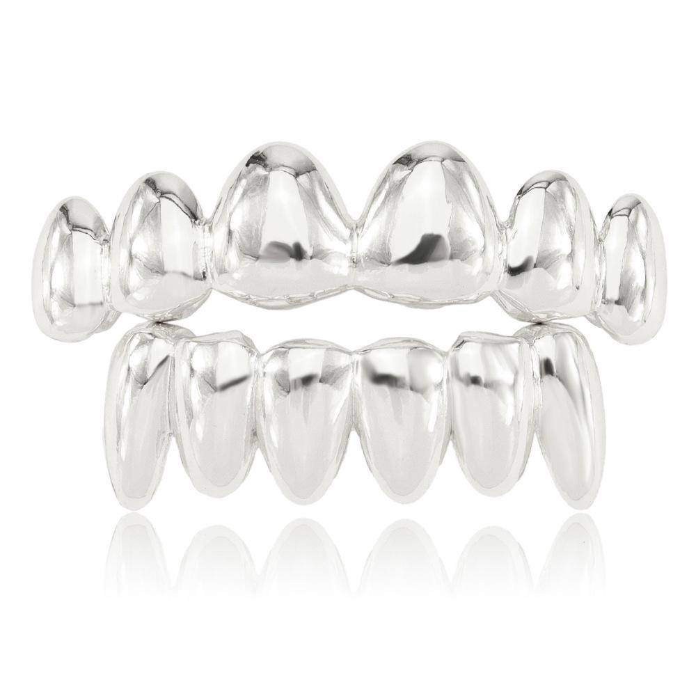 【ALL 6 Teeth GRILLZ WITHOUT ZIRCON IN HERE】Unisex Comfortable Grillz Without Cubic Zirconia For Men & Women HipHop Accessories Grills