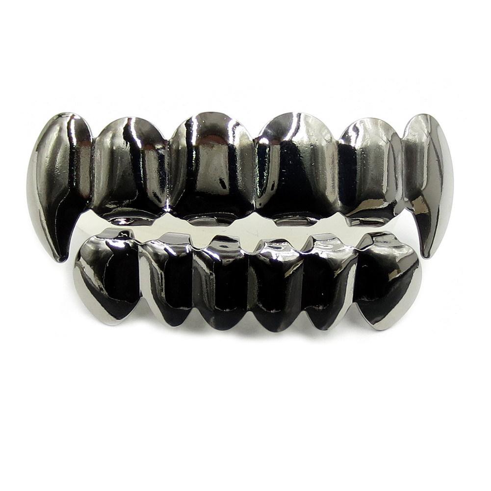 Unisex 6 Teeth Regular Vampire Grillz For Men & Women Hip-Hop Accessories Grills Set -  D338