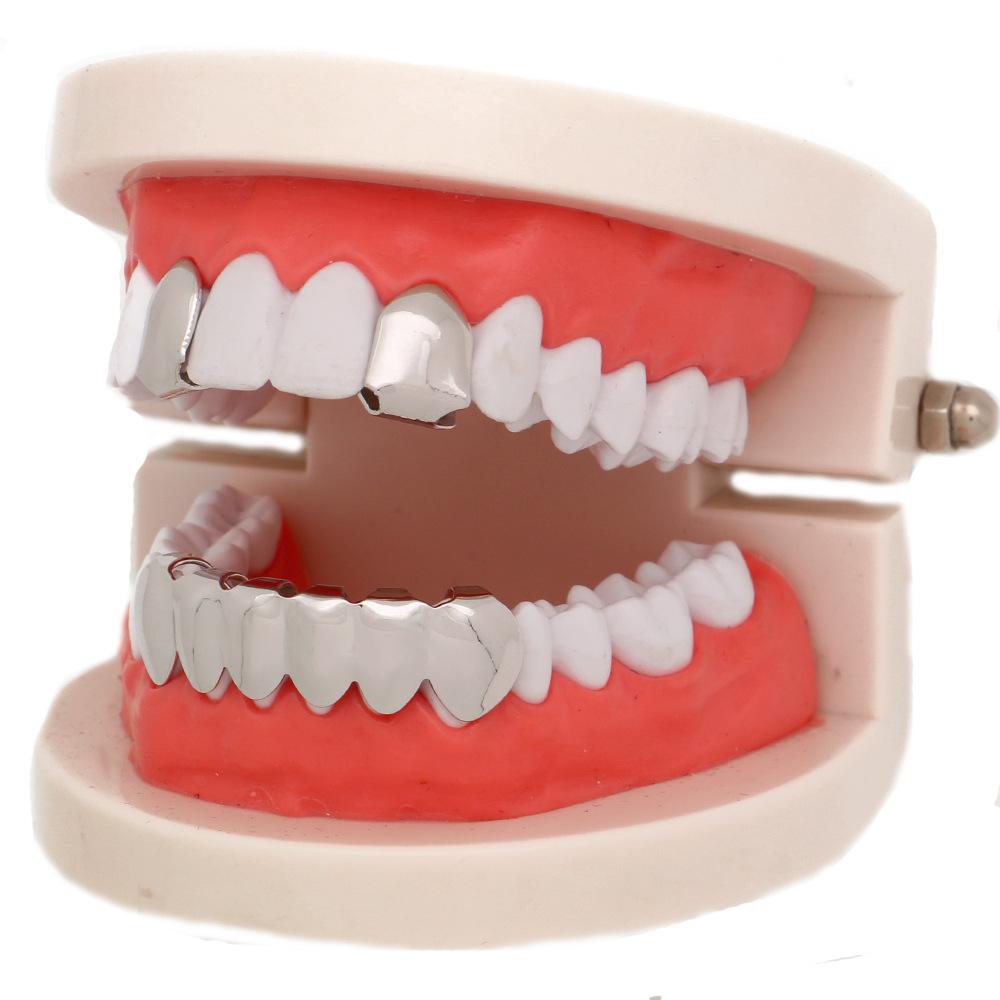 Hip Hop Smooth Teeth  Vampire Fangs Grillz Halloween Accessories for Men and Women  W778