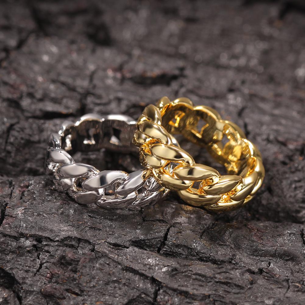 Unisex Urban Link Cuban Chain Ring US Size 7-10 - D325