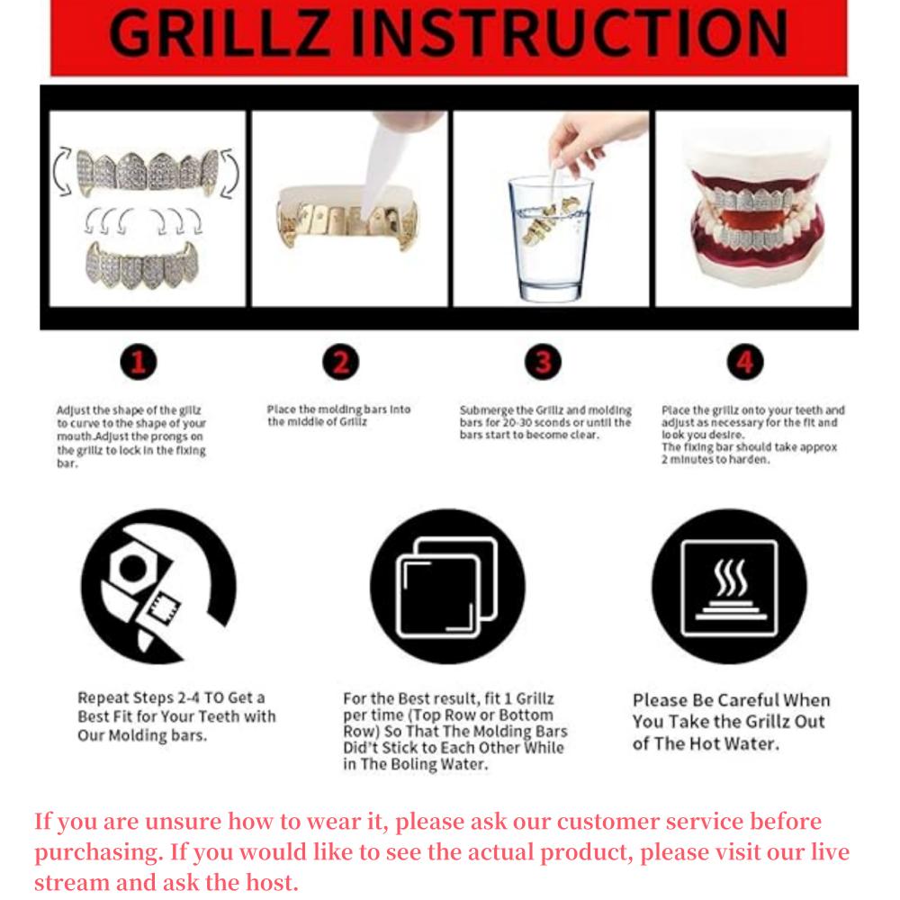 Unisex Halloween cubic zirconia Comfortable grillz for men&women Hiphop accessories grills   D382
