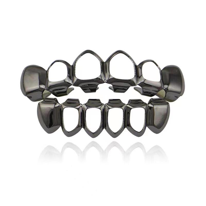 [DEALS FOR YOUR DAYS HOT SALE]Unisex Hollow Hip-hop Grillz: Smooth Surface Halloween Accessories ,S272
