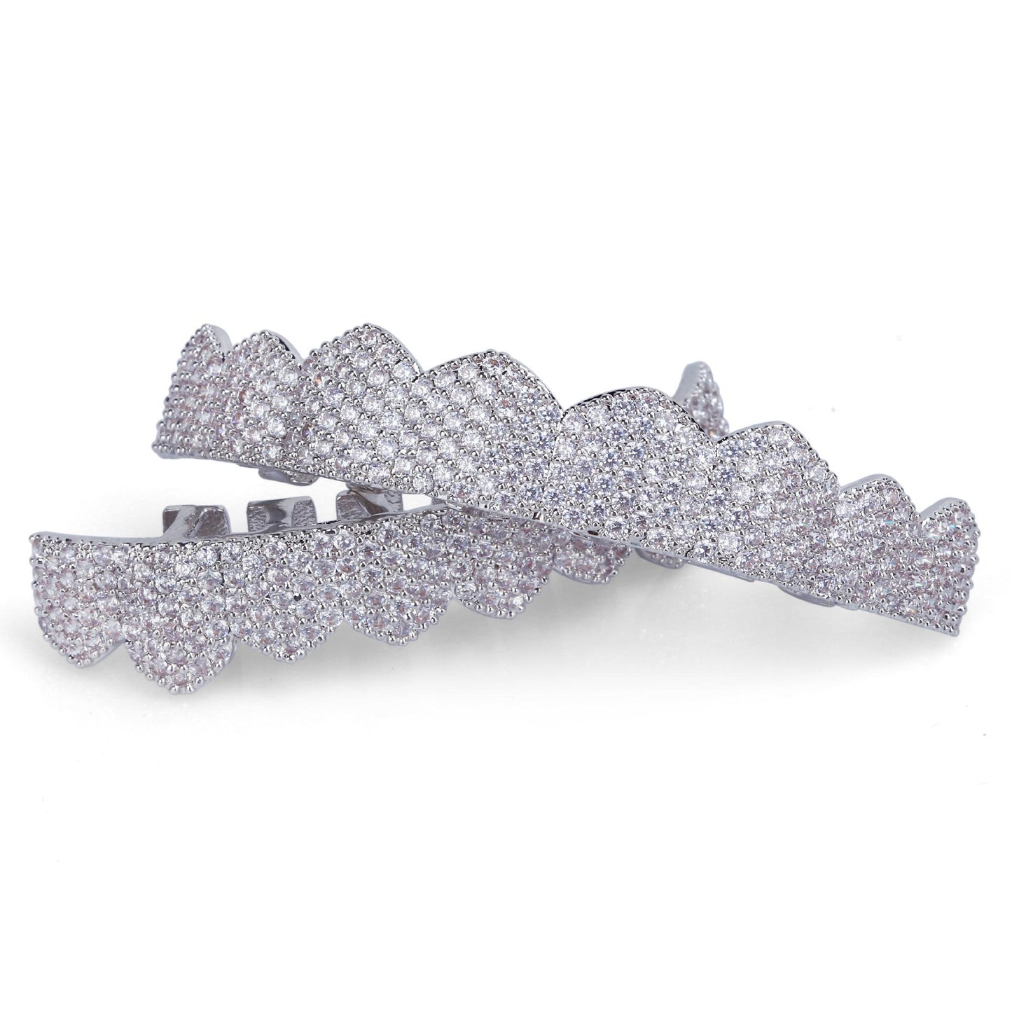 Unisex Sparkling Cubic Zirconia Comfortable Grillz Hiphop Accessories Grills  K241