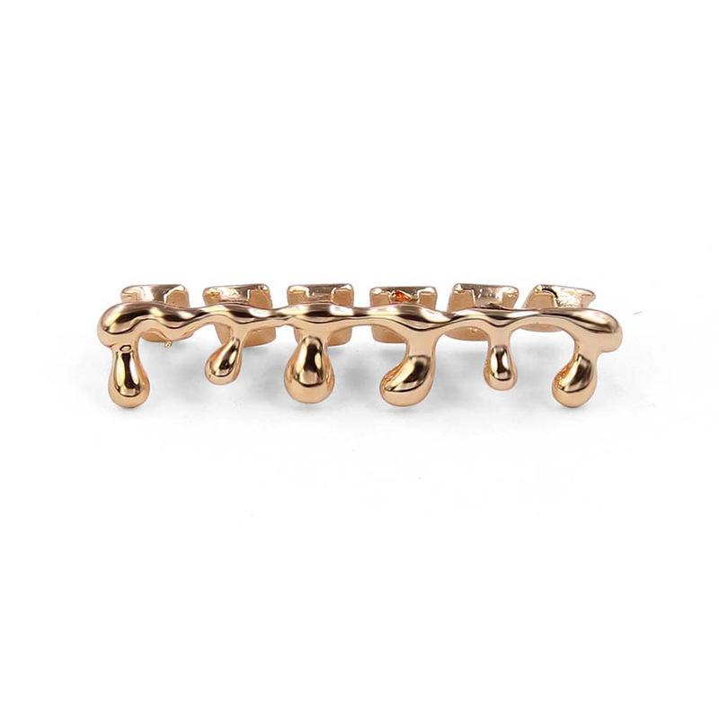 Men's Hot Sale Hip Hop Water Drop Lower Teeth  Grillz - D662