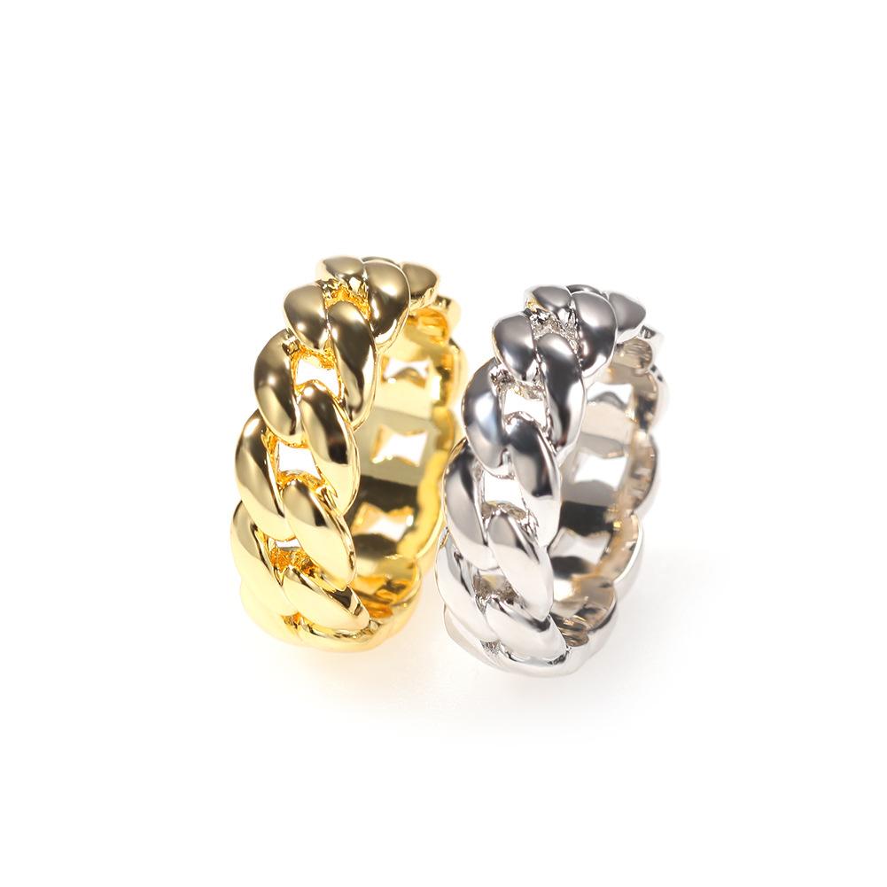 Unisex Urban Link Cuban Chain Ring US Size 7-10 - D325