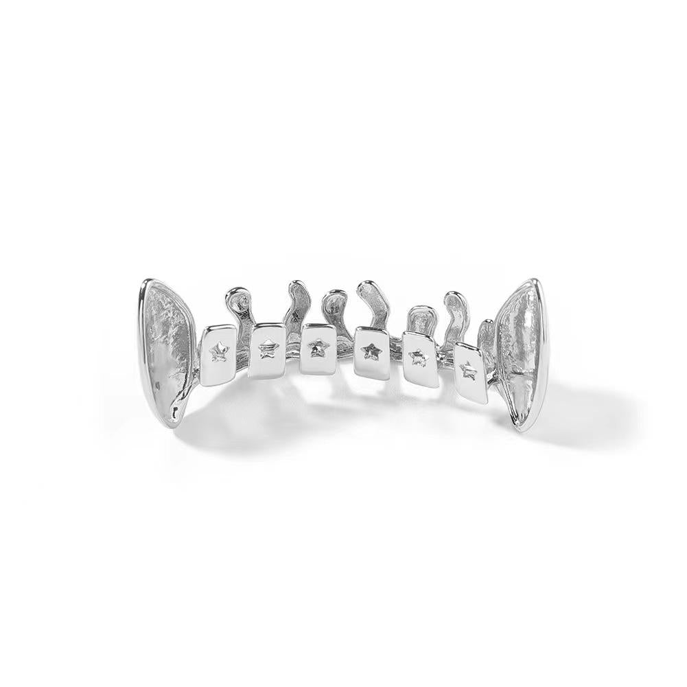 Unisex HIPHOP Hip-hop 8 Upper Teeth and 8 Lower Teeth Grills: Smooth Surface Grillz,S271
