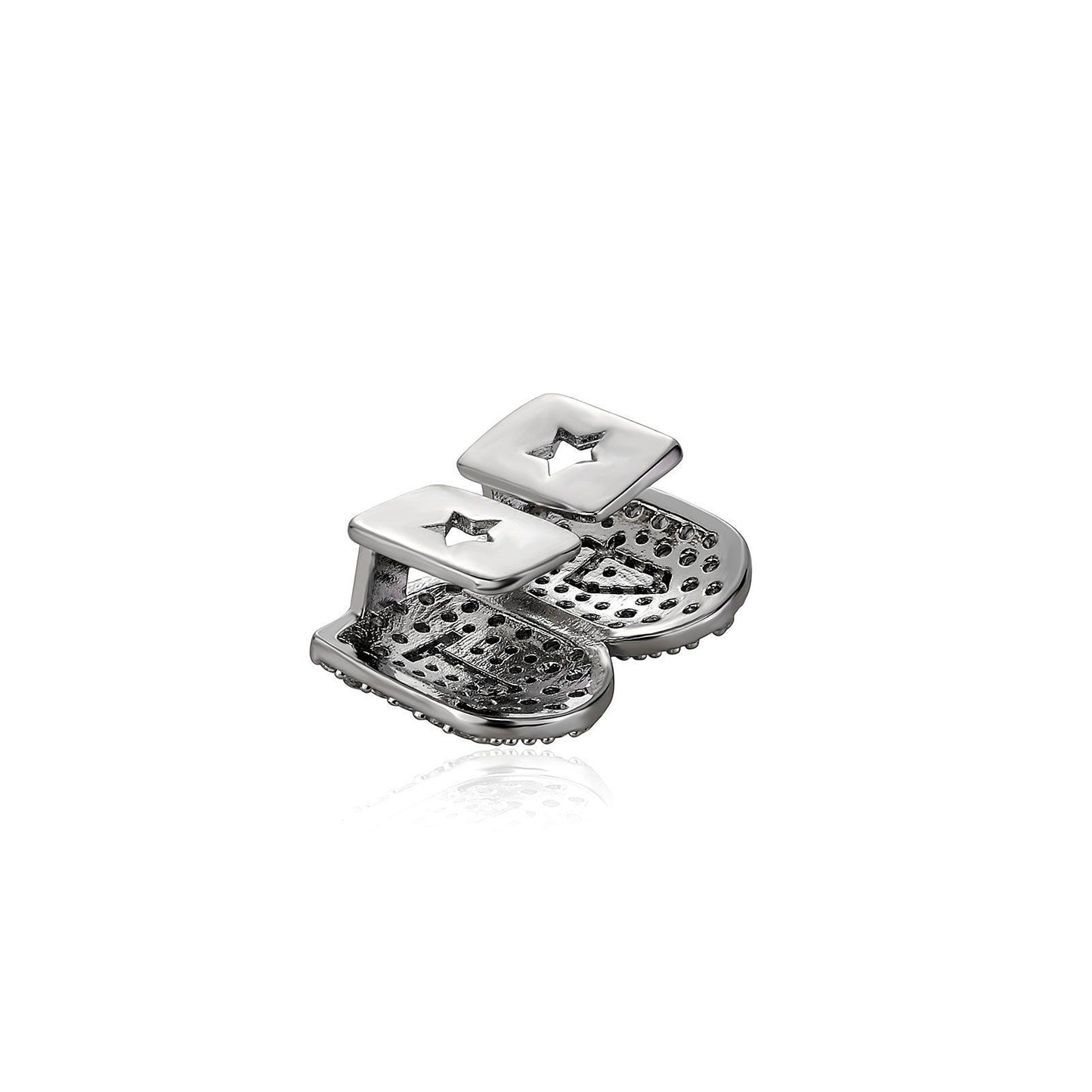Unisex N0.14 Cubic Zirconia Comfortable Grillz for men&women Hiphop Accessories grills Perfect Gift K242