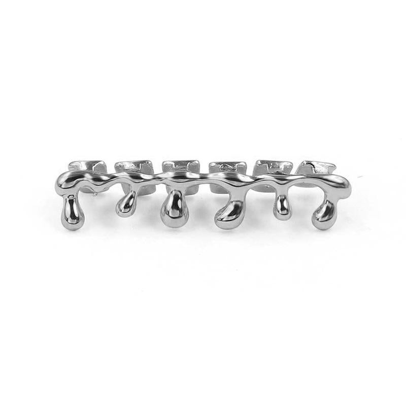 Men's Hot Sale Hip Hop Water Drop Lower Teeth  Grillz - D662