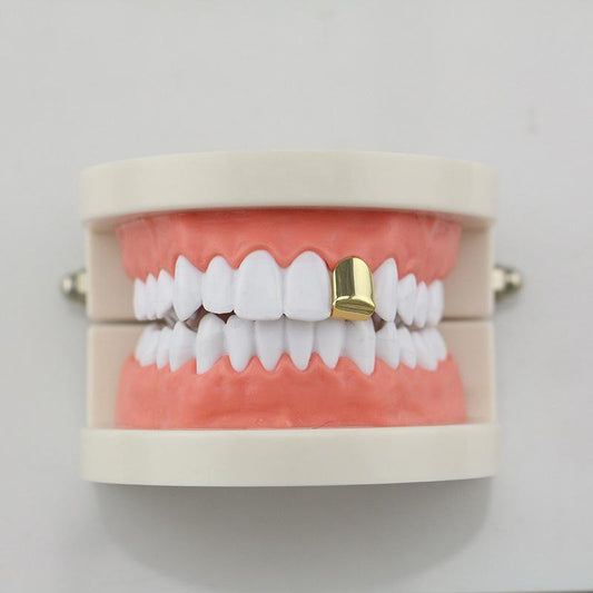Unisex Single Smooth Tooth Grill - Hip Hop Personalized Copper W780