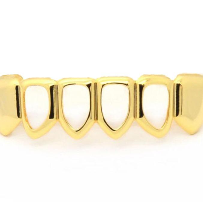 Unisex Hot Selling Hip-Hop Hollowed Out Teeth Grills - A Perfect Gifts For Lovers, Friends, Boyfriends, Girlfriends, Wife, Husband, Thanksgiving, Independence Day, Holloween, Black Friday, Chrisatmas and New Year D268