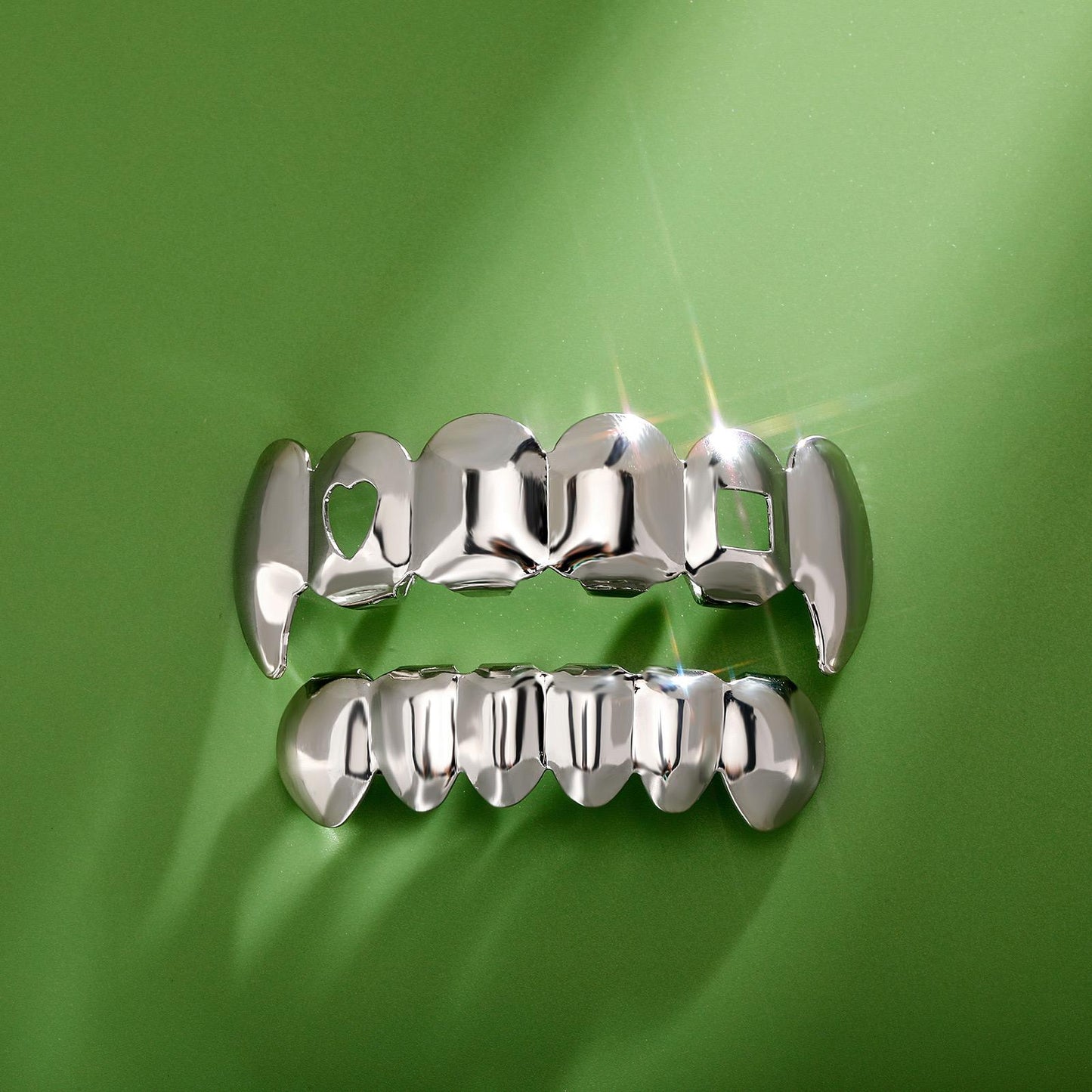 Unisex Hip-Hop basic model Grillz Set -  D338