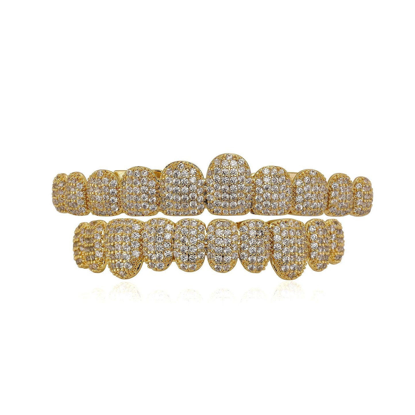 【ALL  8 ZIRCON GRILLZ IN HERE】Unisex Hiphop Accessories Grillz Cubic Zirconia Grills Comfortable  Perfect Gift