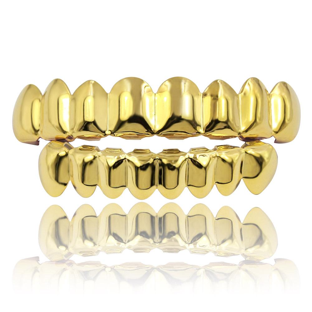 【ALL 6 Teeth GRILLZ WITHOUT ZIRCON IN HERE】Unisex Comfortable Grillz Without Cubic Zirconia For Men & Women HipHop Accessories Grills