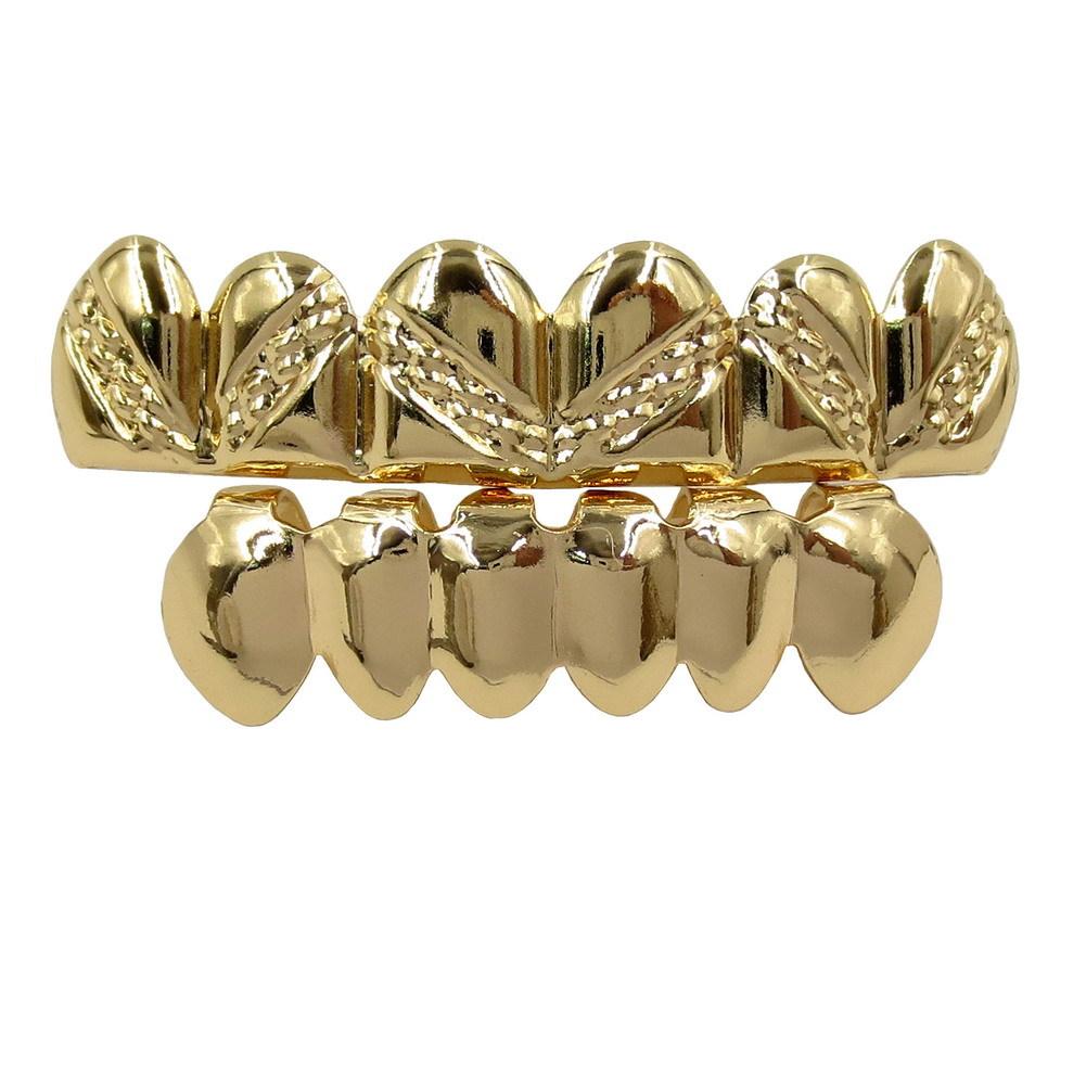 Men's Hot Sale Hip Hop Teeth Grillz - Real Smooth Twill Style - D659