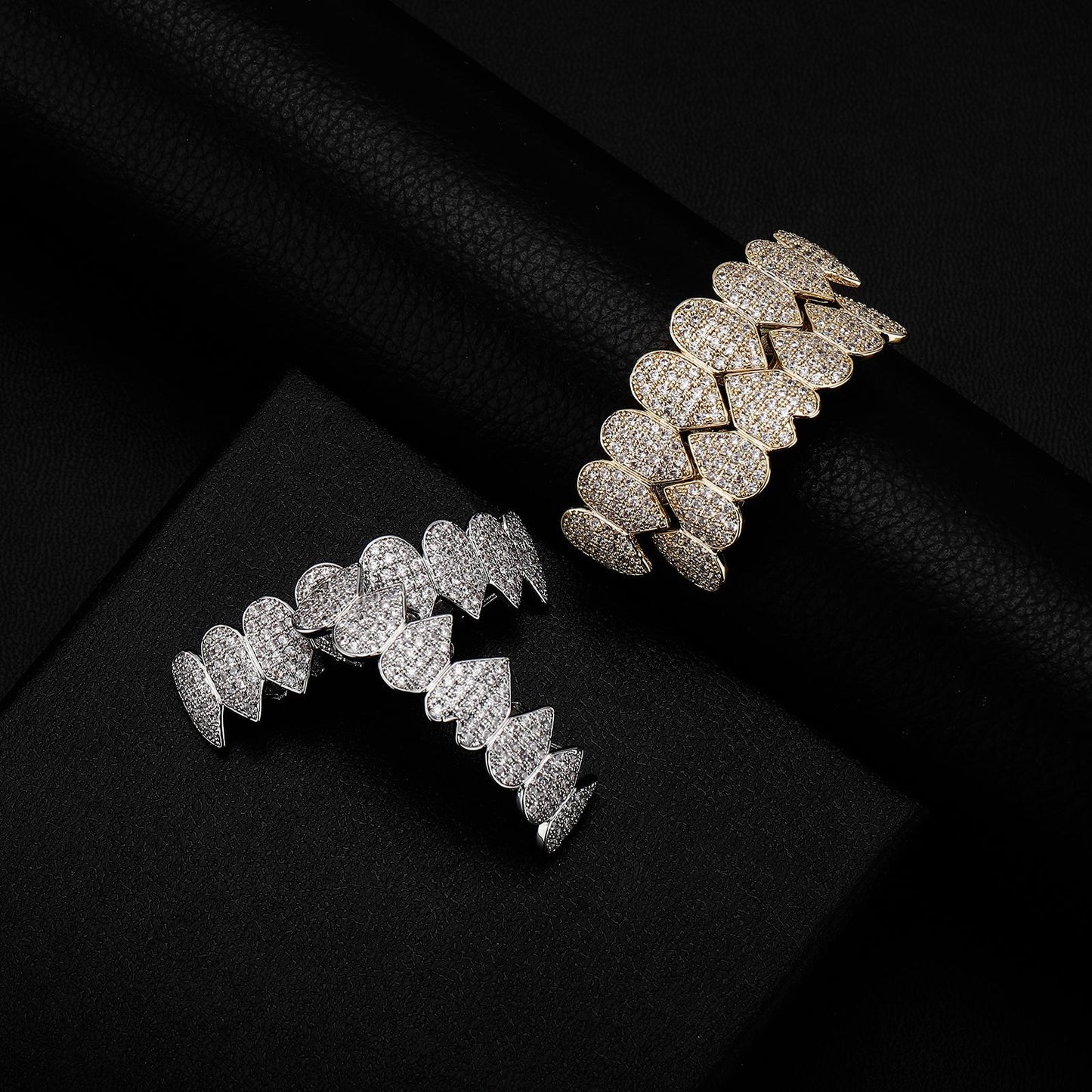 Unisex Cubic Zirconia Comfortable Grillz Hiphop Accessories Grillz  For Men&Women  K236