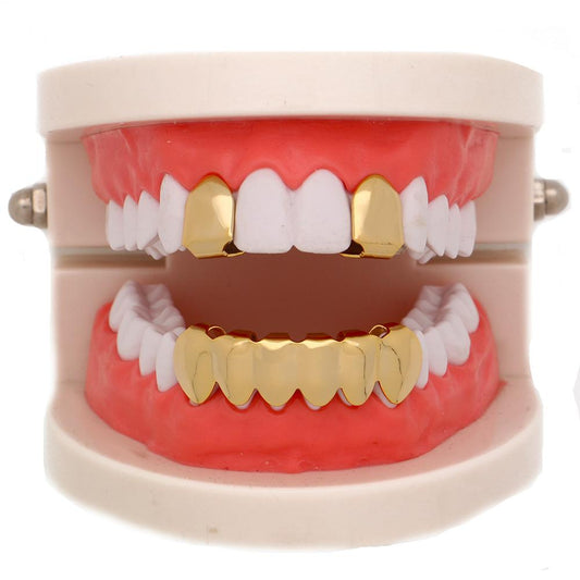 Hip Hop Smooth Teeth  Vampire Fangs Grillz Halloween Accessories for Men and Women  W778