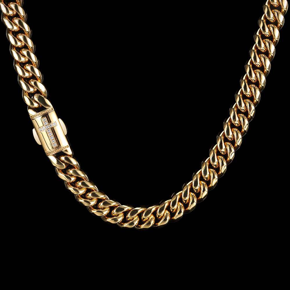 Men's Miami Luxe Cuban Chain Necklace 16-30" Chain Length -D379