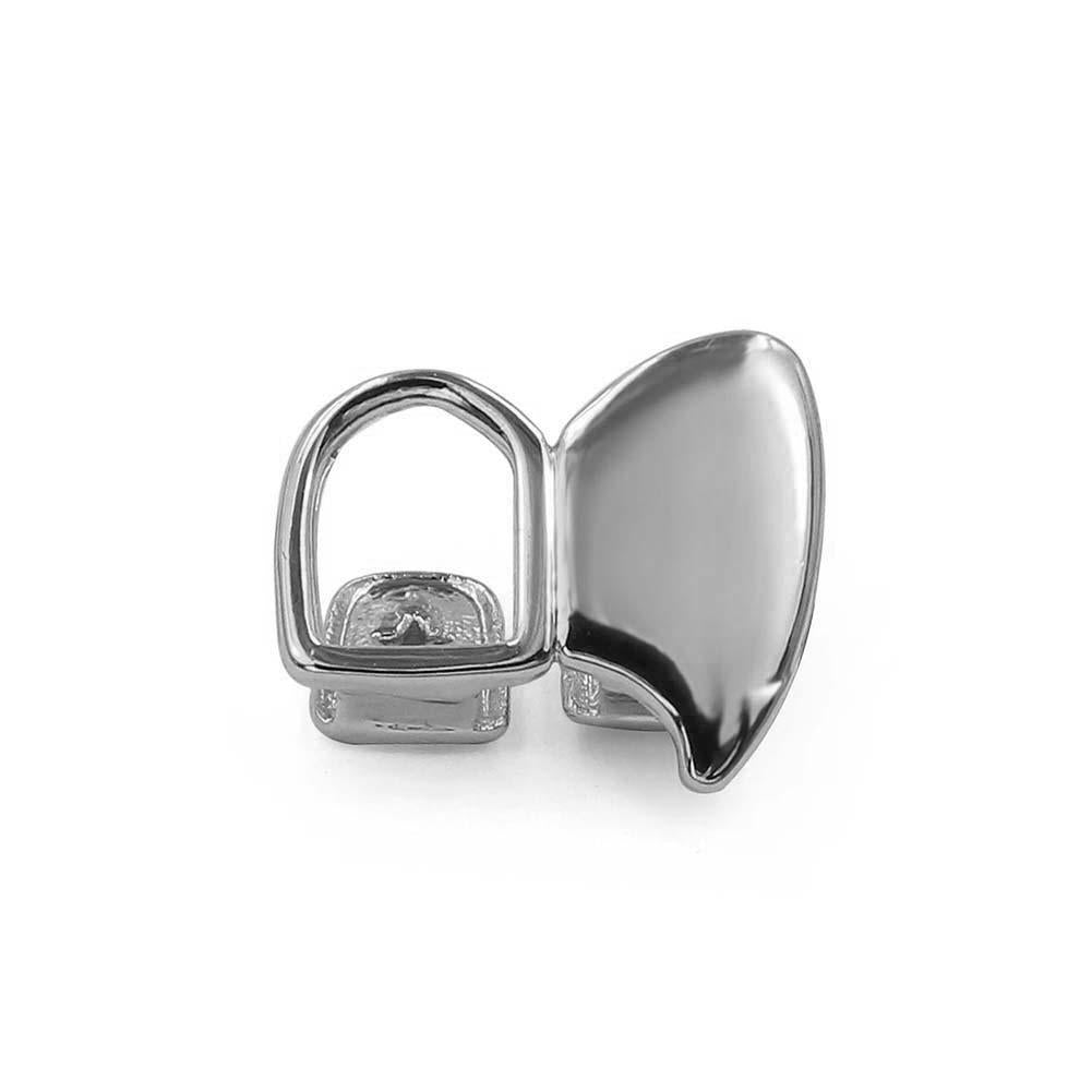 Unisex Hip Hop Grillz - Two Fang Teeth with Hollow Design  Perfect Gift  W831