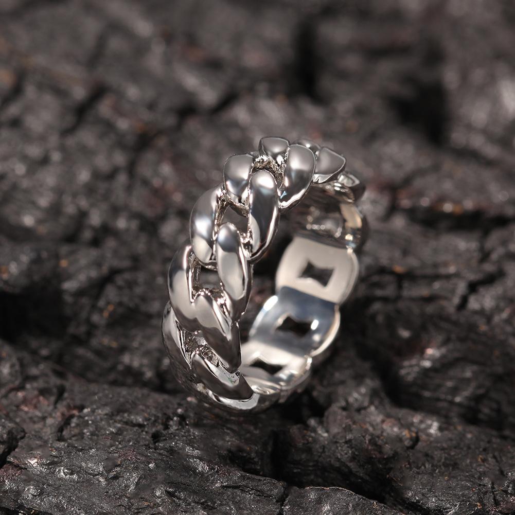 Unisex Urban Link Cuban Chain Ring US Size 7-10 - D325