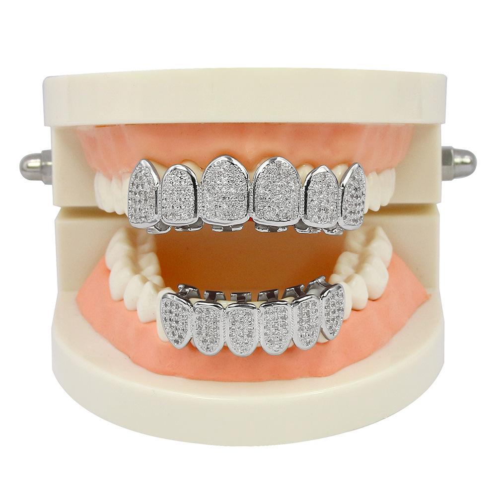 Unisex Halloween cubic zirconia Comfortable grillz for men&women Hiphop accessories grills   D382