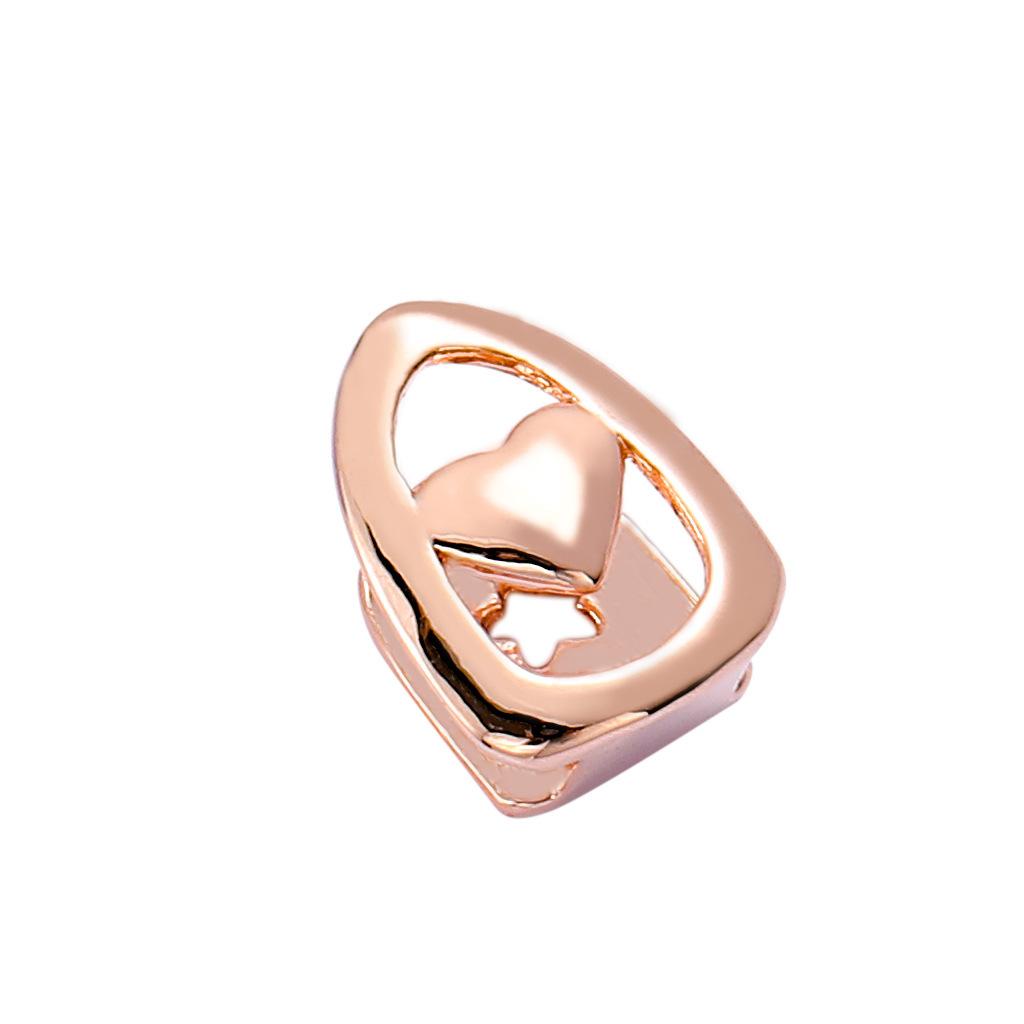 Unisex Hip-Hop Halloween Fangs Grillz Hollow Heart-shaped Fangs Grillz Single Tooth .Q1079