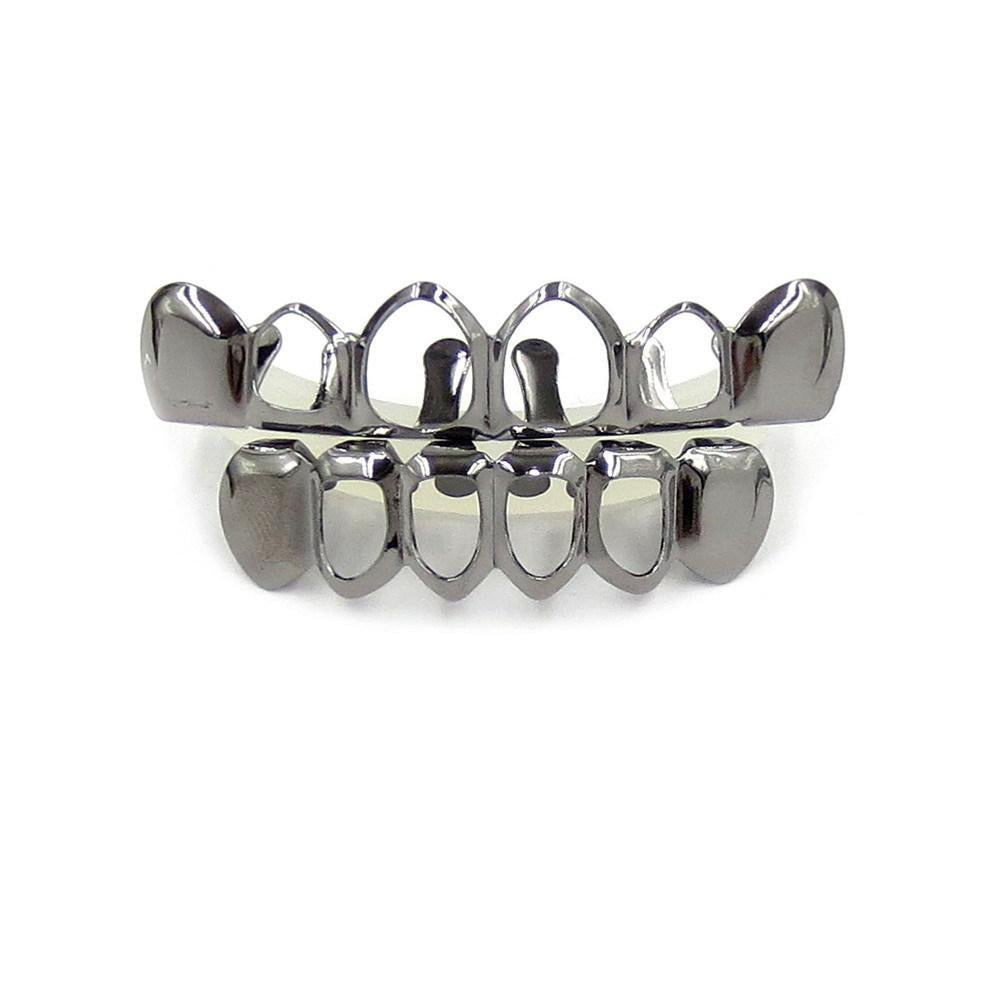 【ALL 6 Teeth GRILLZ WITHOUT ZIRCON IN HERE】Unisex Comfortable Grillz Without Cubic Zirconia For Men & Women HipHop Accessories Grills