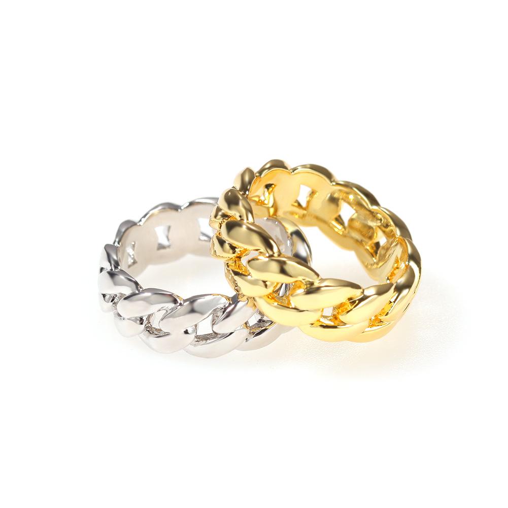 Unisex Urban Link Cuban Chain Ring US Size 7-10 - D325