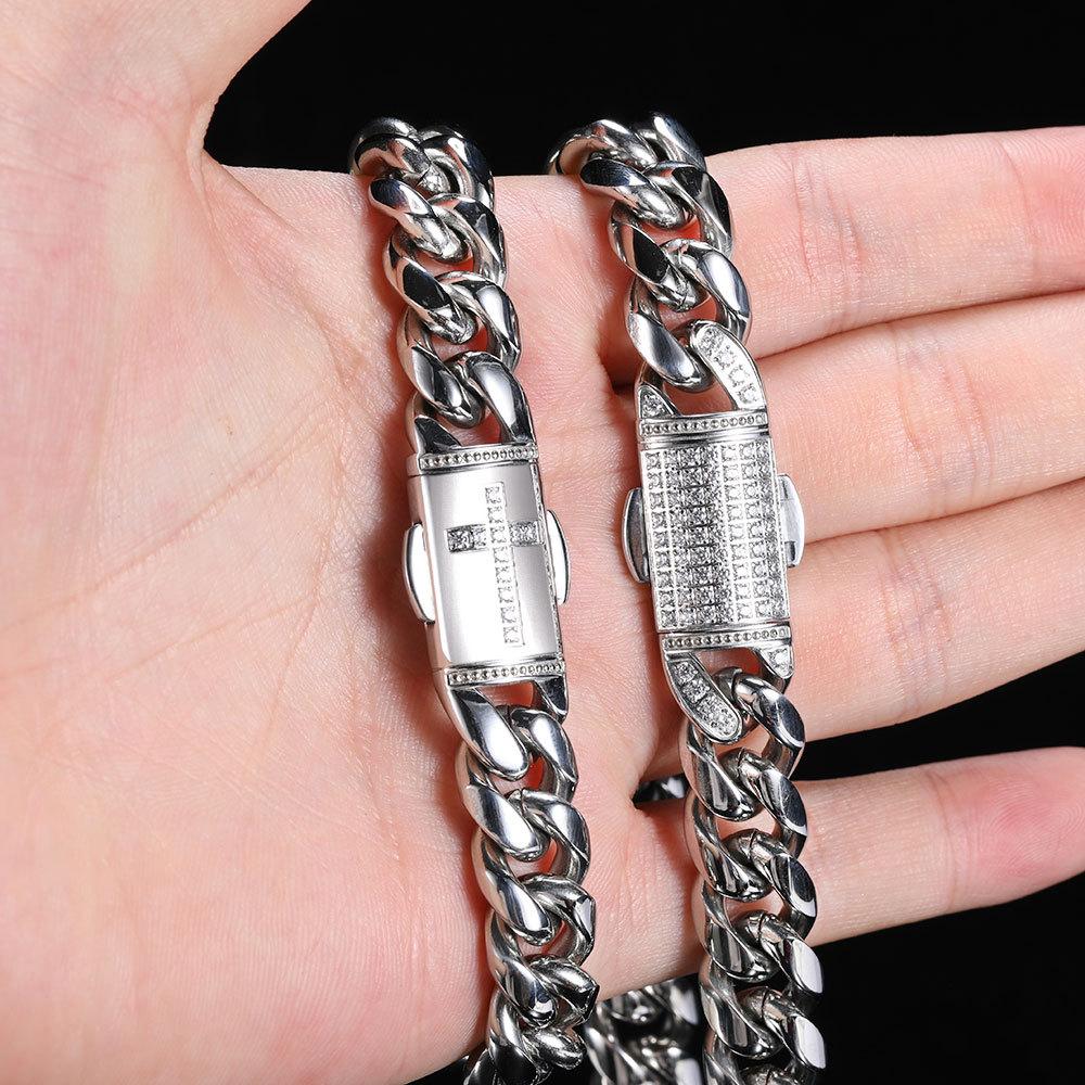 Men's Miami Luxe Cuban Chain Necklace 16-30" Chain Length -D379