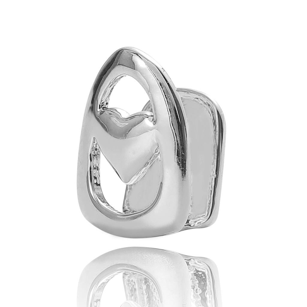 Unisex Hip-Hop Halloween Fangs Grillz Hollow Heart-shaped Fangs Grillz Single Tooth .Q1079