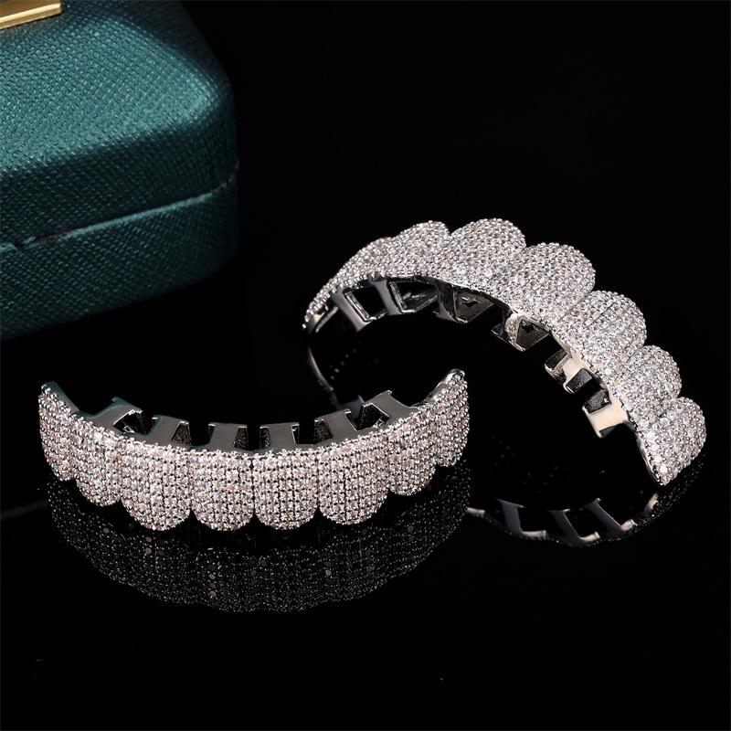 Unisex Zircon Grillz For Men&Women, Hip-Hop Accessories Comfortable Grills  D385