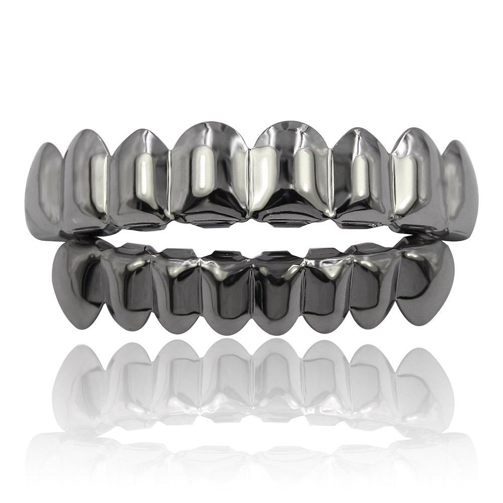 Unisex Glitz Hip-Hop Grills - 8 Upper & 8 Lower Teeth -  D337