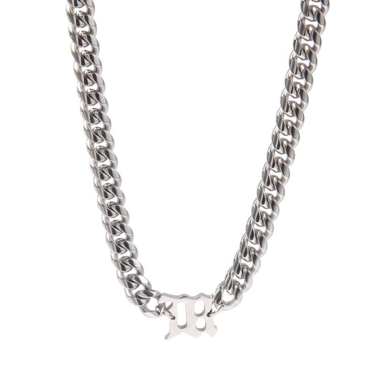 8mm Unisex Urban Groove Stainless Steel Cuban Chain 18 Inches Chain Length -  D314