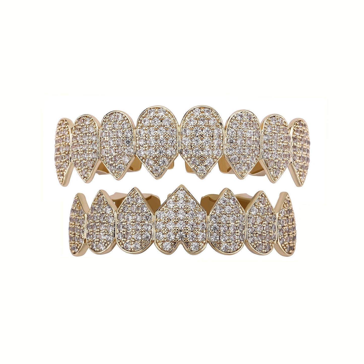 Unisex Cubic Zirconia Comfortable Grillz Hiphop Accessories Grillz  For Men&Women  K236