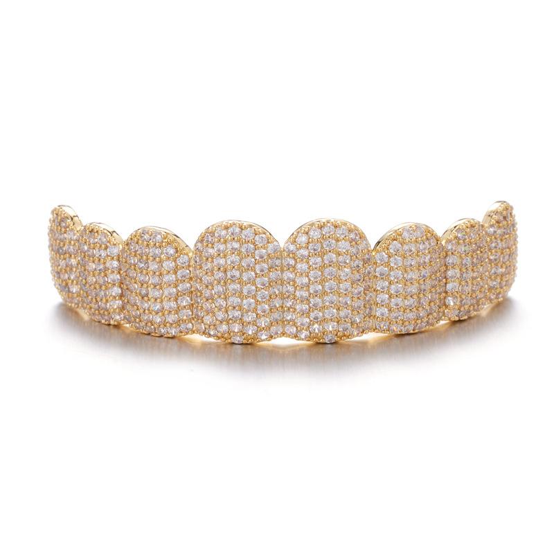 Unisex Zircon Grillz For Men&Women, Hip-Hop Accessories Comfortable Grills  D385