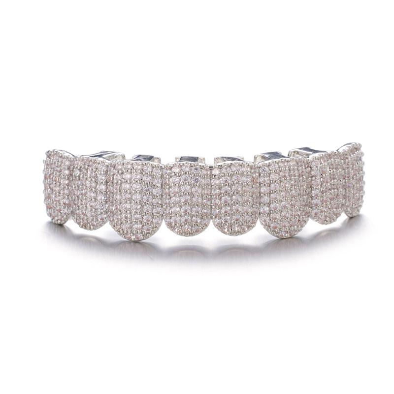 Unisex Zircon Grillz For Men&Women, Hip-Hop Accessories Comfortable Grills  D385