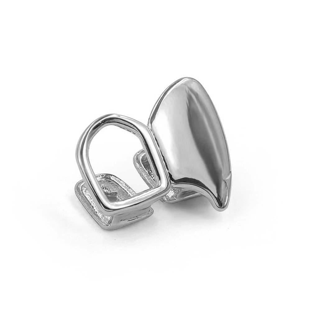 Unisex Hip Hop Grillz - Two Fang Teeth with Hollow Design  Perfect Gift  W831