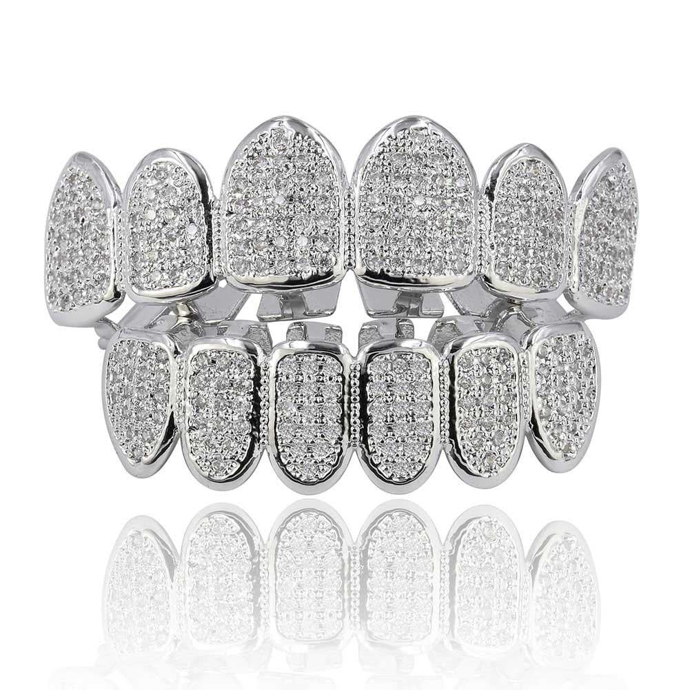 Unisex Halloween cubic zirconia Comfortable grillz for men&women Hiphop accessories grills   D382
