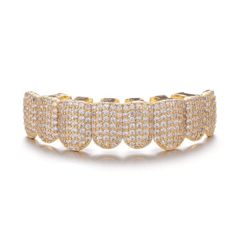 Unisex Zircon Grillz For Men&Women, Hip-Hop Accessories Comfortable Grills  D385
